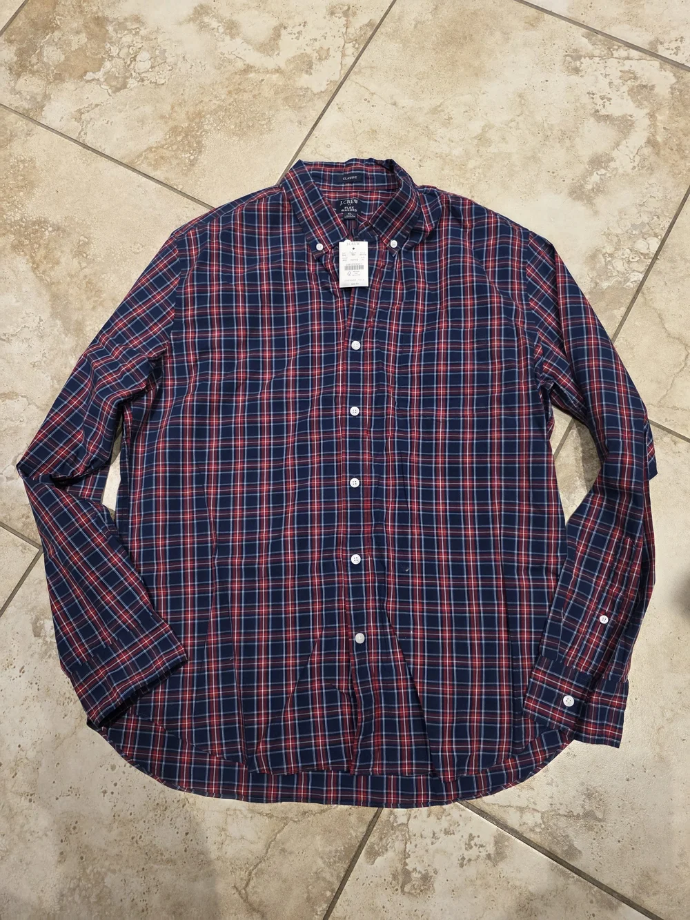 J. Crew Flex Washed Shirt NWT
